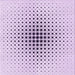 Round Patterned Lilac Purple Rug, pat3389pur