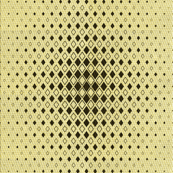 Machine Washable Transitional Sun Yellow Rug, wshpat3389yw