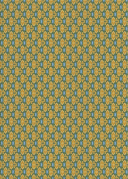 Patterned Antique Bronze Green Novelty Rug, pat338