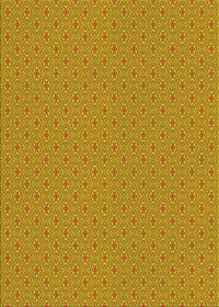 Machine Washable Transitional Deep Yellow Rug, wshpat339yw