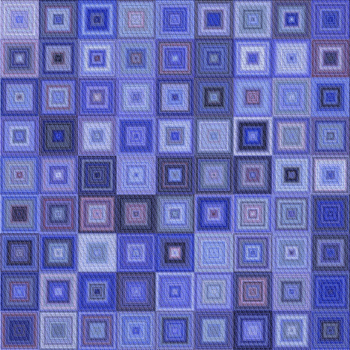 Round Patterned Sky Blue Rug, pat3390blu