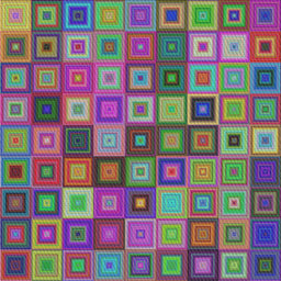 Square Patterned Green Modern Rug, pat3390