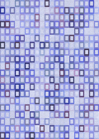 Machine Washable Transitional Periwinkle Purple Rug, wshpat3391blu