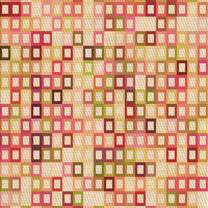 Patterned Bright Orange Rug, pat3391org