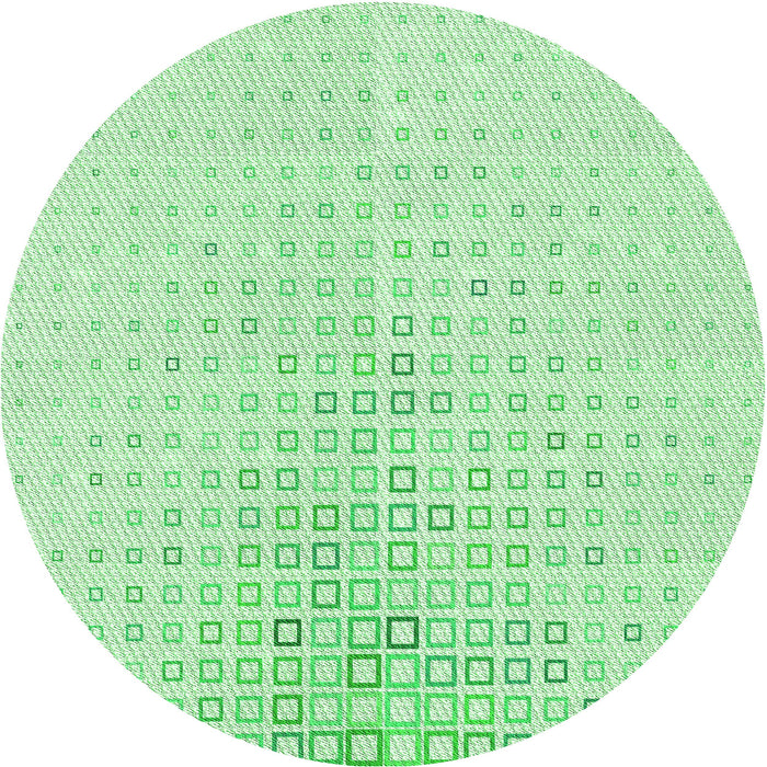 Square Machine Washable Transitional Light Green Rug in a Living Room, wshpat3392grn