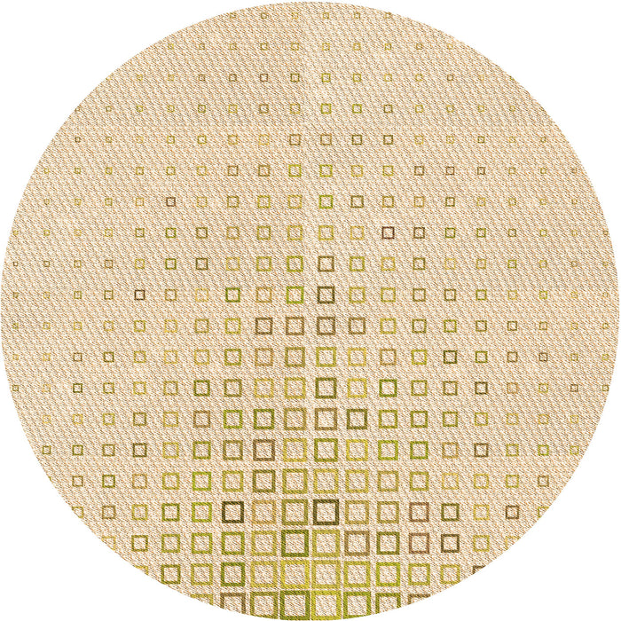 Square Patterned Brown Sand Brown Rug, pat3392org