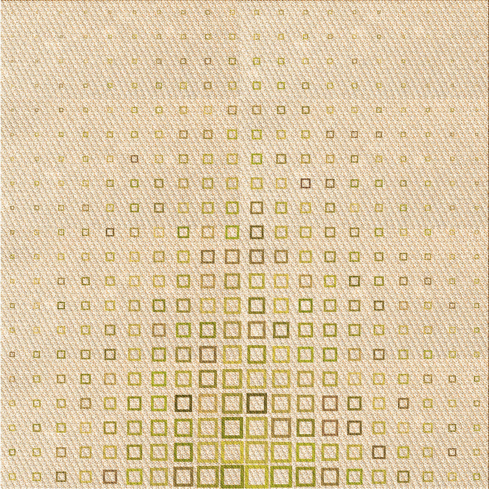 Round Patterned Brown Sand Brown Rug, pat3392org