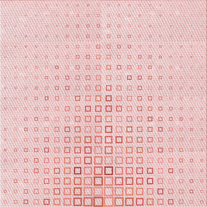 Round Patterned Pink Rug, pat3392rd