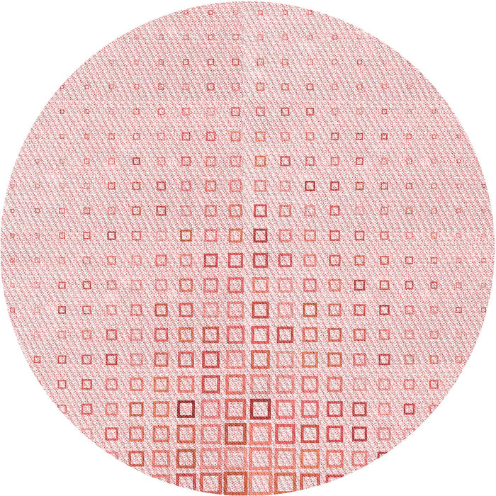 Square Machine Washable Transitional Pink Rug in a Living Room, wshpat3392rd