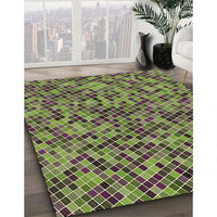 Patterned Milk Chocolate Brown Rug, pat3393brn