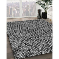 Patterned Dark Gray Rug, pat3393gry