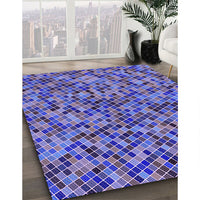 Patterned Purple Mimosa Purple Rug, pat3393pur