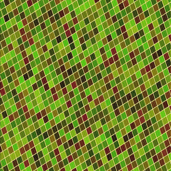 Patterned Green Rug, pat3393yw