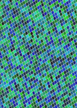 Patterned Blue Novelty Rug, pat3393