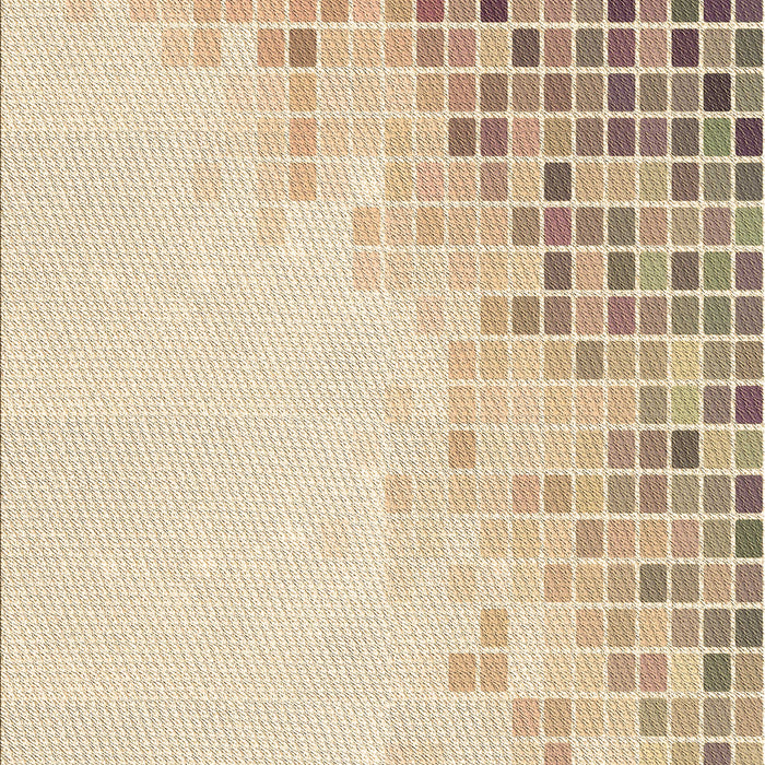 Patterned Golden Blonde Gold Rug, pat3394brn