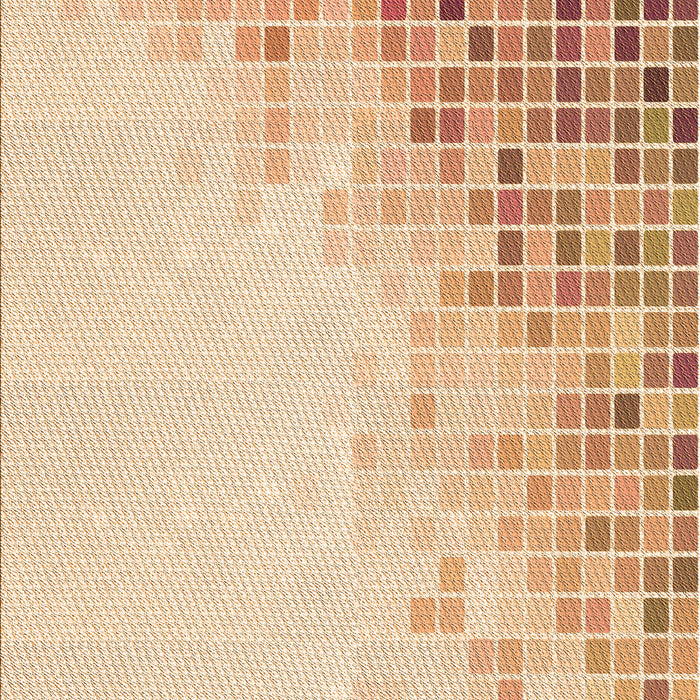 Patterned Orange Rug, pat3394org