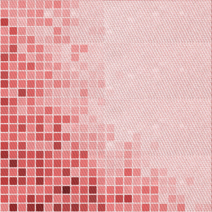 Round Patterned Light Red Pink Rug, pat3394rd