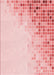 Patterned Light Red Pink Rug, pat3394rd