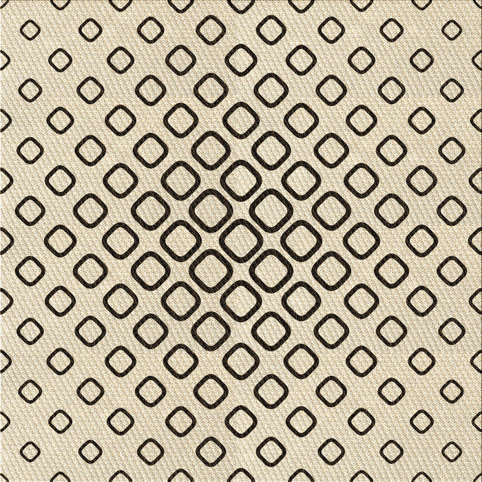 Round Machine Washable Transitional Brown Rug, wshpat3395brn