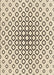 Machine Washable Transitional Brown Rug, wshpat3395brn