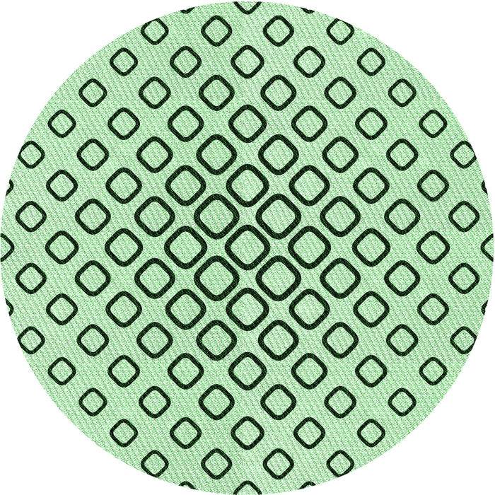 Square Machine Washable Transitional Mint Green Rug in a Living Room, wshpat3395grn