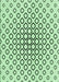 Patterned Mint Green Rug, pat3395grn