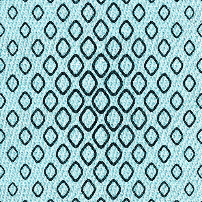 Patterned Deep-Sea Green Rug, pat3395lblu