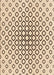 Machine Washable Transitional Copper Brown Rug, wshpat3395org