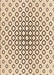 Patterned Copper Brown Rug, pat3395org