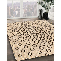 Patterned Copper Brown Rug, pat3395org