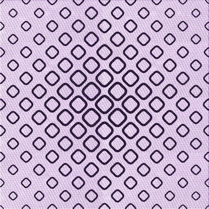 Round Patterned Purple Flower Purple Rug, pat3395pur