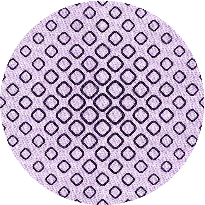 Square Patterned Purple Flower Purple Rug, pat3395pur