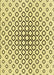 Patterned Sun Yellow Rug, pat3395yw