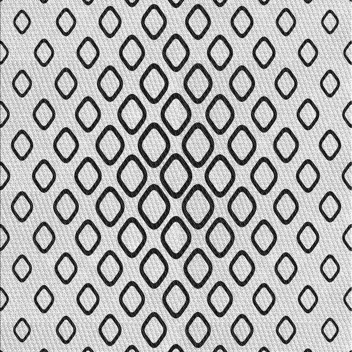 Patterned Off-White Novelty Rug, pat3395