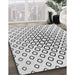 Machine Washable Transitional White Smoke Rug in a Family Room, wshpat3395