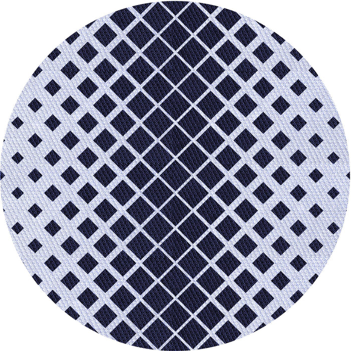 Square Patterned Blue Rug, pat3396blu