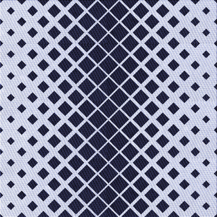 Round Patterned Blue Rug, pat3396blu