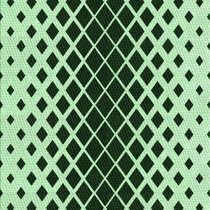 Patterned Deep Emerald Green Rug, pat3396grn