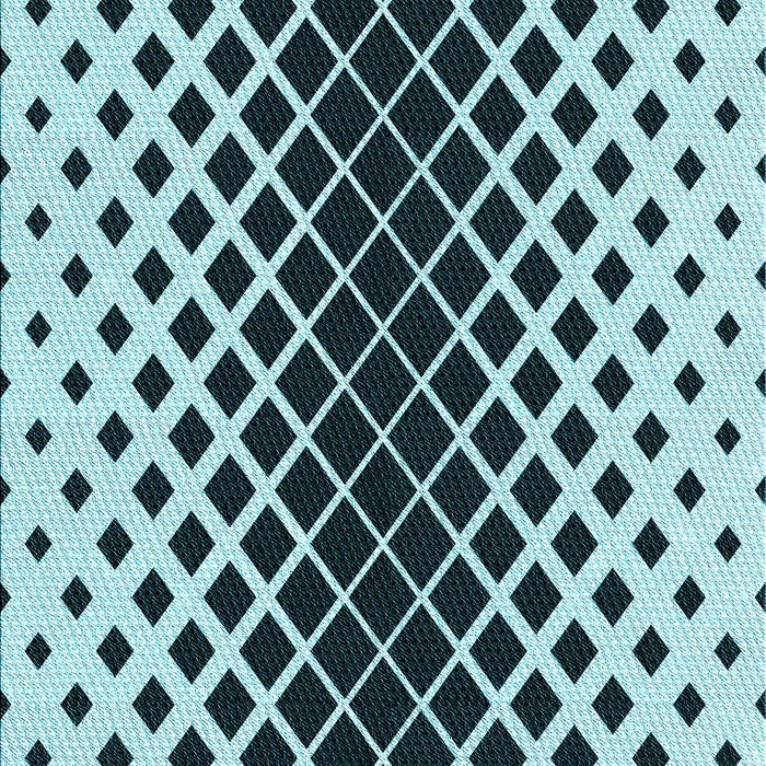 Patterned Deep-Sea Blue Rug, pat3396lblu