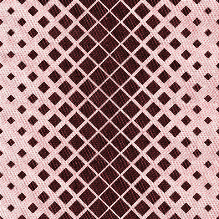 Round Patterned Pink Rug, pat3396rd