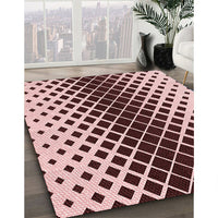 Patterned Pink Rug, pat3396rd