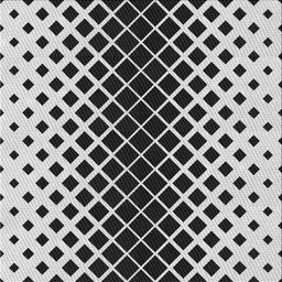 Square Patterned Charcoal Black Novelty Rug, pat3396
