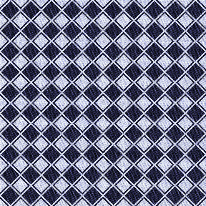 Round Patterned Night Blue Rug, pat3397blu