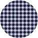 Square Patterned Night Blue Rug, pat3397blu