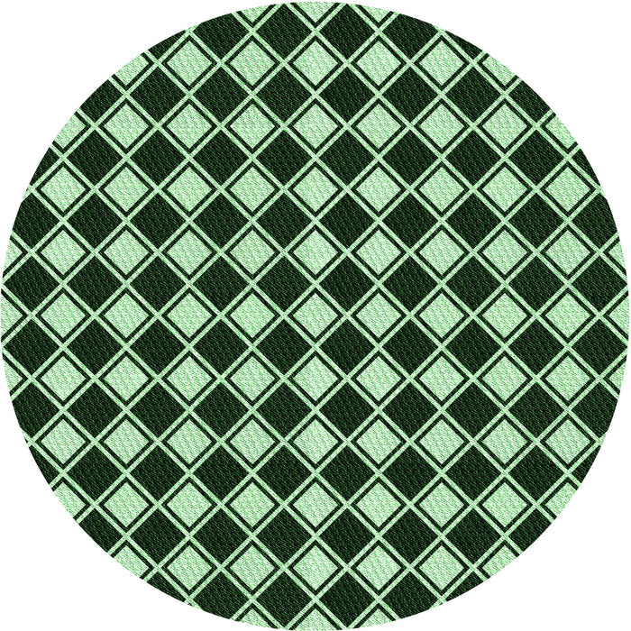 Square Patterned Light Green Rug, pat3397grn