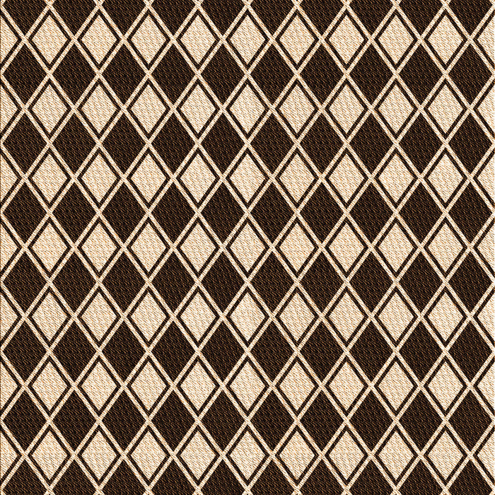 Patterned Black Brown Rug, pat3397org