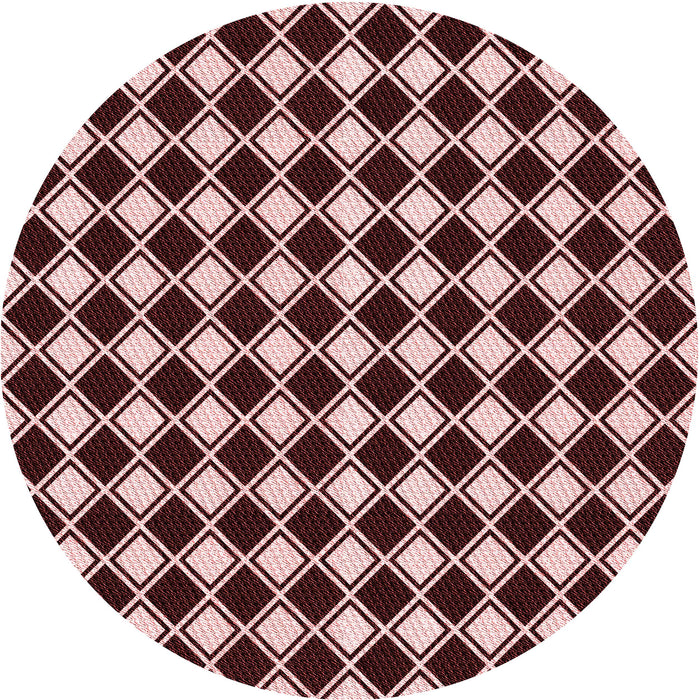 Square Patterned Pink Rug, pat3397rd