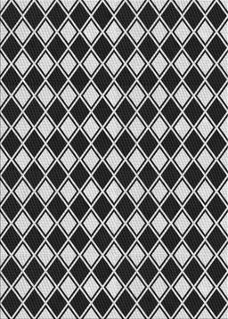 Patterned Mid Gray Novelty Rug, pat3397