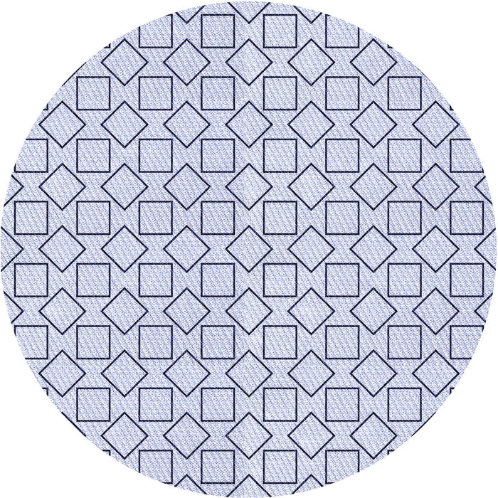 Square Machine Washable Transitional Lavender Blue Rug in a Living Room, wshpat3398blu