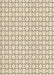 Patterned Moccasin Beige Rug, pat3398brn